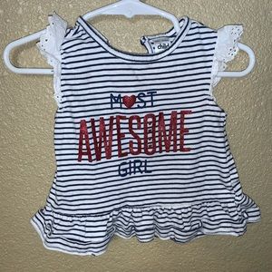 Child of mine by Carter’s infant girls 18m short sleeve shirt